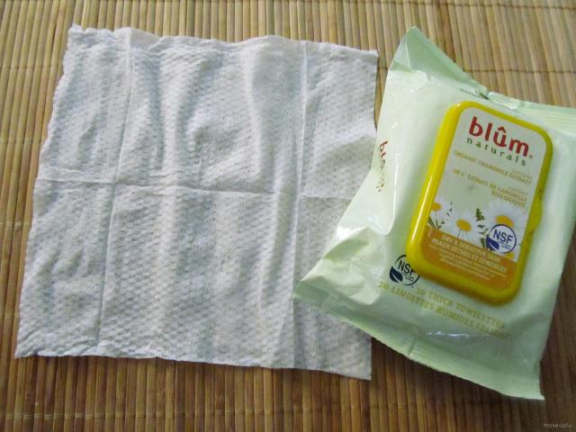 Blum Naturals Daily Dry/Sensitive Skin Towelettes