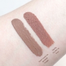 Swatches of Lunatick Cosmetic Labs Apocalipslick in <i>Renegade</i> and ColourPop Ultra Matte Lip in <i>Beeper</i>