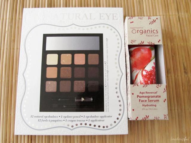 e.l.f. LE Holiday Beauty Book: Natural Eye (Winter 2012) and Desert Essence Organics Age Reversal Pomegranate Face Serum