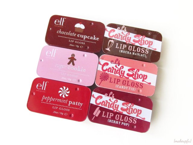 e.l.f. Candy Shop Lip Gloss and Target 2009 Limited Edition Holiday Candy Lip Tin Set