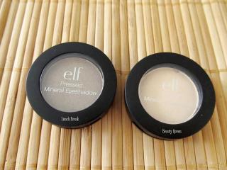 e.l.f. Mineral Pressed Mineral Eyeshadow in Beauty Queen and Lunch Break