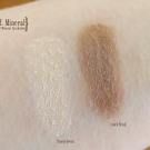 Swatches of e.l.f. Mineral Pressed Mineral Eyeshadow in Beauty Queen and Lunch Break