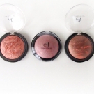 e.l.f. Studio Baked Blush in Peachy Cheeky, Passion Pink and Rich Rose