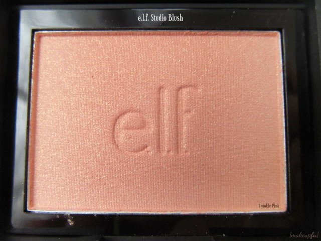 Closeup of e.l.f. Studio Blush in Twinkle Pink