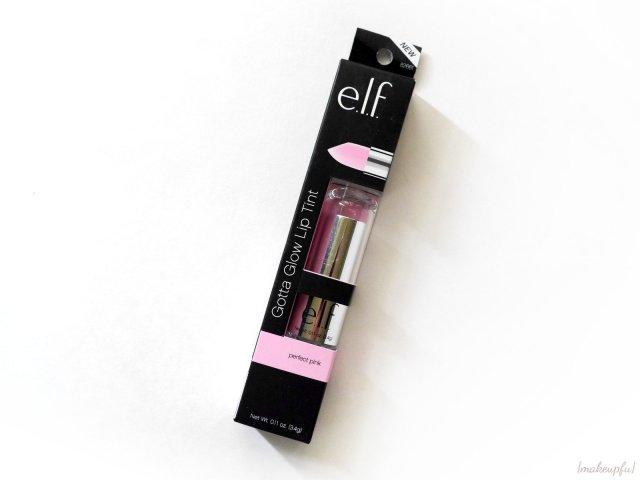 Front of packaging for the e.l.f. Studio Gotta Glow Lip Tint