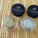 e.l.f. Studio Long-Lasting Lustrous Eyeshadow in Toast and Celebration