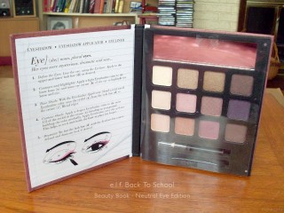 e.l.f. 2010 Back To School Beauty Book: Neutral Eye Edition Swatches