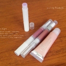 e.l.f. Essentials Lip Products: Therapeutic Lip Balm in Blackberry, Hypershine Gloss in Sugar Plum, Luscious Liquid Lipstick in Brownie Points, and Super Glossy Lip Shine in Paradise Pink