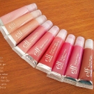e.l.f. Super Glossy Lip Shine: Pink Kiss, Candlelight, Goddess, Pink Lemonade, Watermelon, New York City, Los Angeles, Malt Shake