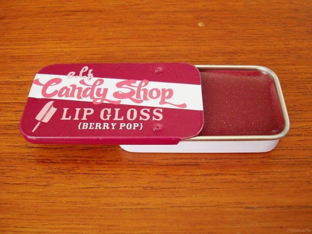 Candy Shop Lip Gloss Tin in Berry Pop