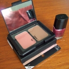 e.l.f. Studio Contouring Blush and Bronzing Powder with Sunset Nail Polish