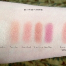 e.l.f. Studio Blush in Gotta Glow, Peachy Keen, Candid Coral, Mellow Mauve, Berry Merry and Contouring Blush