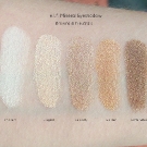 e.l.f. Mineral Eyeshadow Swatches: Innocent, Elegant, Celebrity, Golden, and Caffeinated