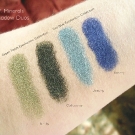 e.l.f. Mineral Eyeshadow Duo Swatches: Green Fields Collection (Earthy and Outdoorsy) and Sea Blue Eyeshadow Collection (Dreamy and Beachy)