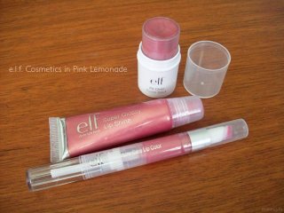 e.l.f Essential Cosmetics in Pink Lemonade