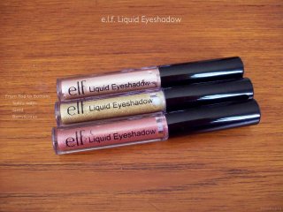 2009 Holiday Limited Edition e.l.f. Liquid Eyeshadow Set: Sultry Satin, Gold and Berrylicious