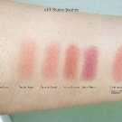 e.l.f. Studio Blush in Gotta Glow, Peachy Keen, Candid Coral, Mellow Mauve, Berry Merry and Contouring Blush