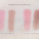 e.l.f. Studio Contouring Blush & Bronzing Powder and e.l.f. Back To School - Bronzer & Blush Duo Comparison Swatches