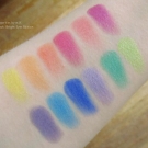 Swatches of Sugarkiss by e.l.f. Beauty Book: Bright Eyes Edition