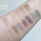 Swatches of the e.l.f. Studio 32-Pan Geometric Eyeshadow Palette: Everyday Edition