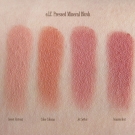 Swatches of e.l.f. Mineral Pressed Mineral Blush: Sweet Retreat, Cabo Cabana, Jet Setter, Wanderlust