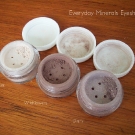Everyday Minerals Eyeshadow: Rare Silk, Wildflowers, Diary