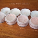 Everyday Minerals Eyeshadow: On the Phone, Good China, Spin Cycle and Pots and Pans