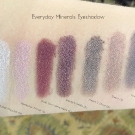 Everyday Minerals Purple Eyeshadow: Ballet Slippers, Romance Novel, Wish You Were Here, Shady Violets, Heart 2 Shop, Diary, and Wine Tasting