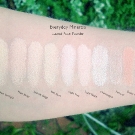 Everyday Minerals Lucent Face Powder Swatches