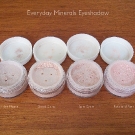 Everyday Minerals Eyeshadow: On the Phone, Good China, Spin Cycle and Pots and Pans
