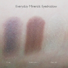Everyday Minerals Eyeshadow Swatches: Rare Silk, Wildflowers, Diary