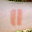 Everyday Minerals Lip Balm Swatches in Golden Strawberry and Enough Talk, Kiss Me
