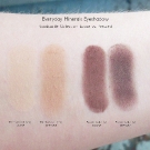 Everyday Minerals Sand Castle Eyeshadow Collection Swatches: Loose vs Pressed
