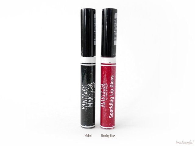 Wet n Wild Fantasy Makers Sparkling Lip Gloss in Wicked and Bleeding Heart