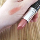 Swatch of Lavera Lipstick in Peach Amber
