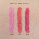 Swatches of the L.A. Colors Chunky Lip Pencils in Pretty Pink, Coral Fun and Deep Red