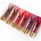L.A. Girl Glazed Lip Paints in Whisper, Elude, Peony, Tango, Blushing, and Pin-Up