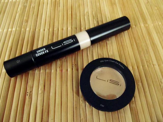 LiSi Cosmetics Under Cover FX Under Eyes Concealer in 01 & Silky Eyes Cream Eye Shadow in Clay