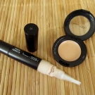 LiSi Cosmetics Under Cover FX Under Eyes Concealer in 01 & Silky Eyes Cream Eye Shadow in Clay