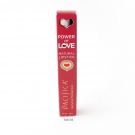 Box packaging of the Pacifica Power of Love Natural Lipstick in Nudie Red