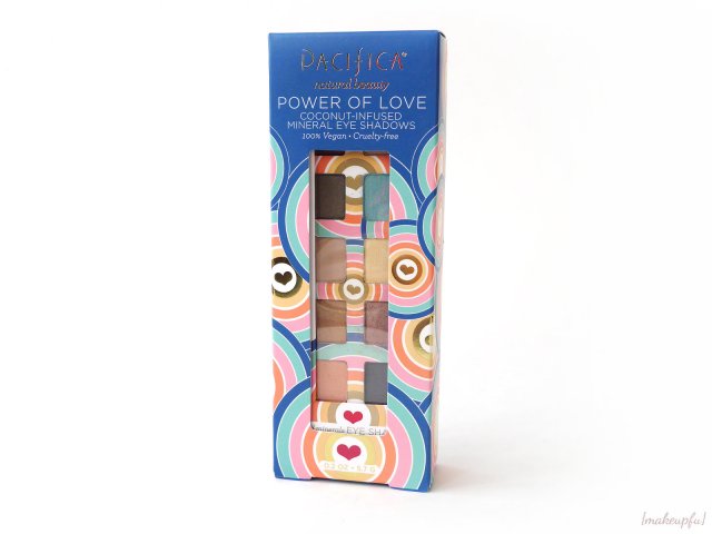Pacifica Power of Love Eyeshadow Palette box packaging.