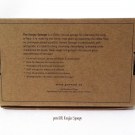 Back view of the pureSOL Konjac Sponge box packaging