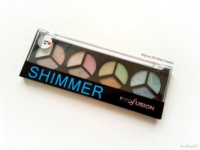 Seahawks inspired eyeshadow ideas: Profusion Shimmer Palette.
