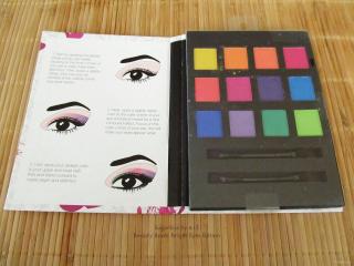 Inside of Sugarkiss by e.l.f. Beauty Book: Bright Eyes Edition