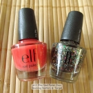 e.l.f. Mini Nail Polish Duo in Red Hot and Chic Confetti