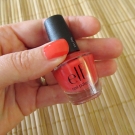 e.l.f. Nail Polish swatch in Red Hot