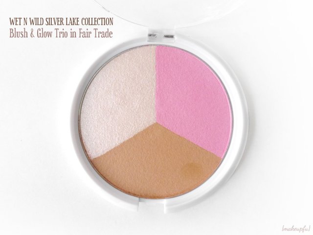 Closeup of the Wet n Wild Silver Lake Spring 2015 Collection ColorIcon Blush & Glow Trio in Fair Trade