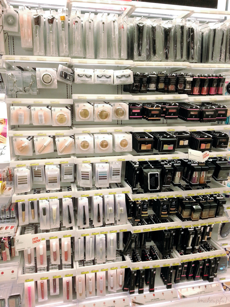 New e.l.f. & Pacifica displays at Target {Spotted} {makeupfu}