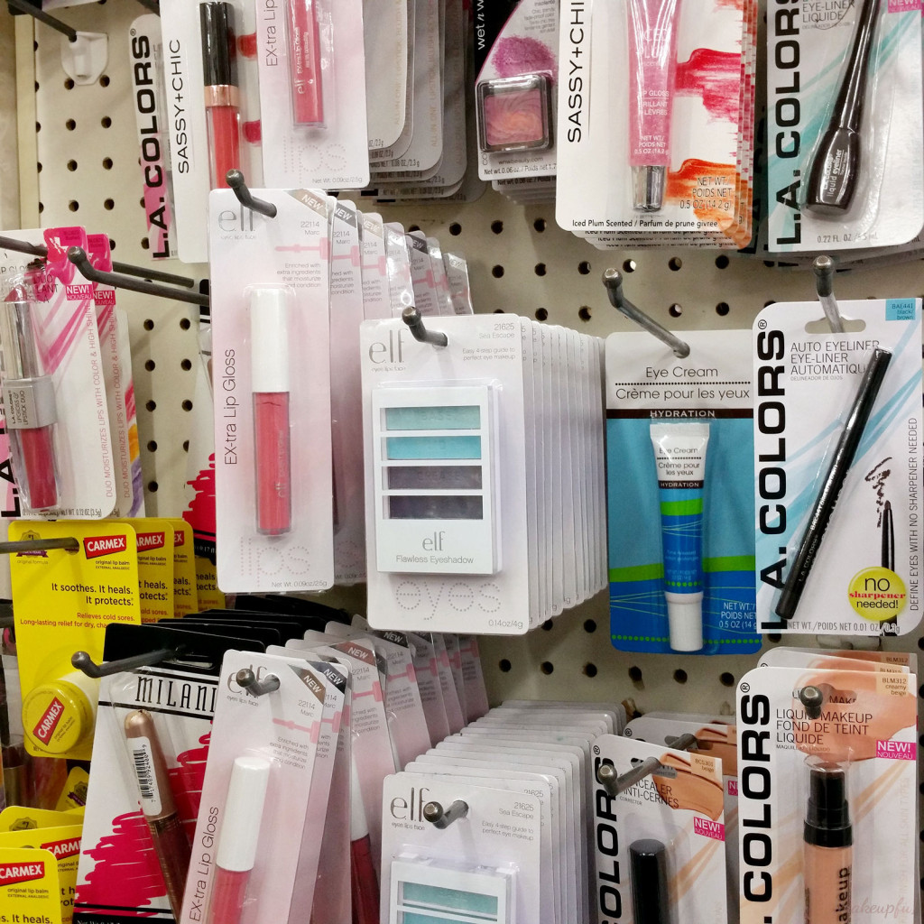 New e.l.f. and Wet n Wild products spotted at Dollar Tree.
