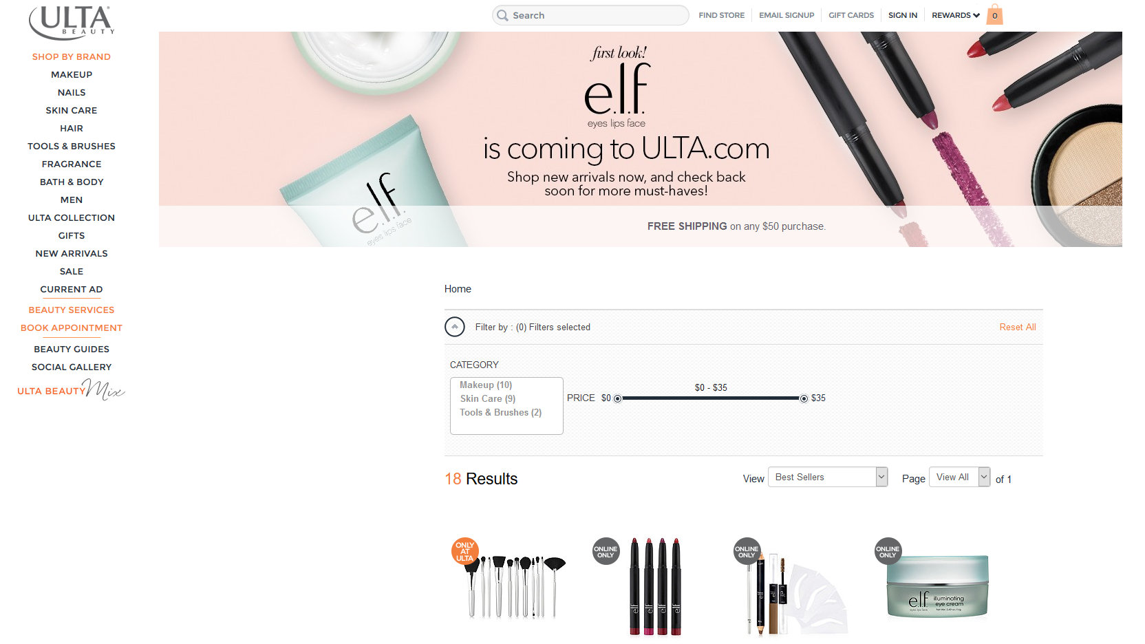 e.l.f. Now Available at Ulta {Spotted} {makeupfu}